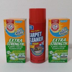 COPY - Carpet Cleaner foam & Odor Eliminator Arm & Hammer Plus Oxi Clean Extra